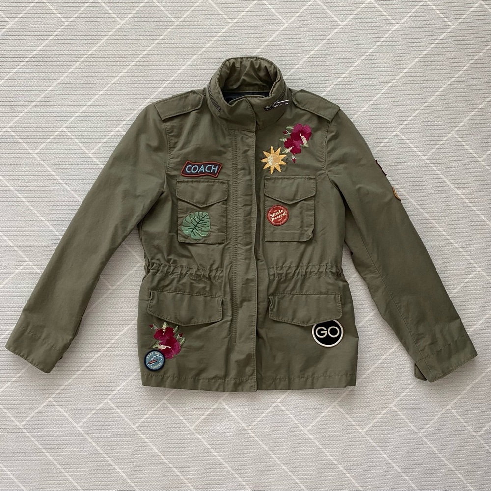 Coach M-65 Military Khaki Green Jacket Women's size S